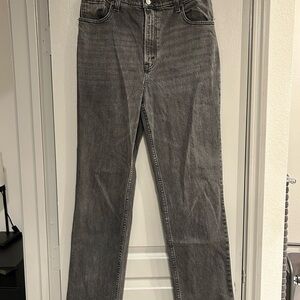 Abercrombie & Fitch Gray Straight Leg Jeans